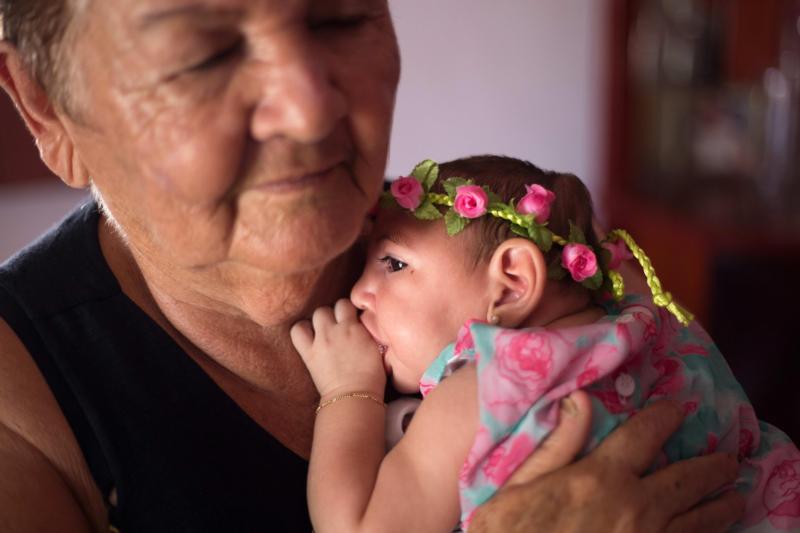 Ana Beatriz, a 4-month-old girl with microcephaly, is seen in a photo obtained Feb. 9 in Lagoa do Carro, Brazil. Brazilian President Dilma Rousseff met with members of the National Council of Christian Churches of Brazil Feb. 10 in Brasilia to ask for their help in fighting the Aedes aegypti mosquito, which transmits the Zika virus. (CNS photo/Percio Campos, EPA)