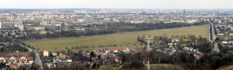 Blonia Park is seen in an undated photo from the Kosciuszko Mound in Krakow, Poland. The park will be one of the major gathering spots for World Youth Day pilgrims during the July 26-31 festival, and security officials in Poland are working to ensure participants are safe throughout the event. (CNS photo/courtesy WYD)