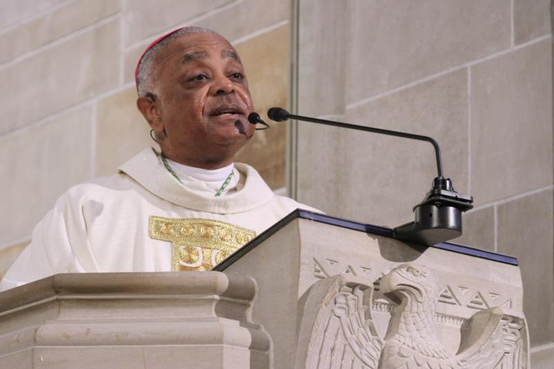 Atlanta Archbishop Wilton D. Gregory at the Cathedral of Christ the King in this 2013 file photo. (CNS photo/Michael Alexander, Georgia Bulletin)