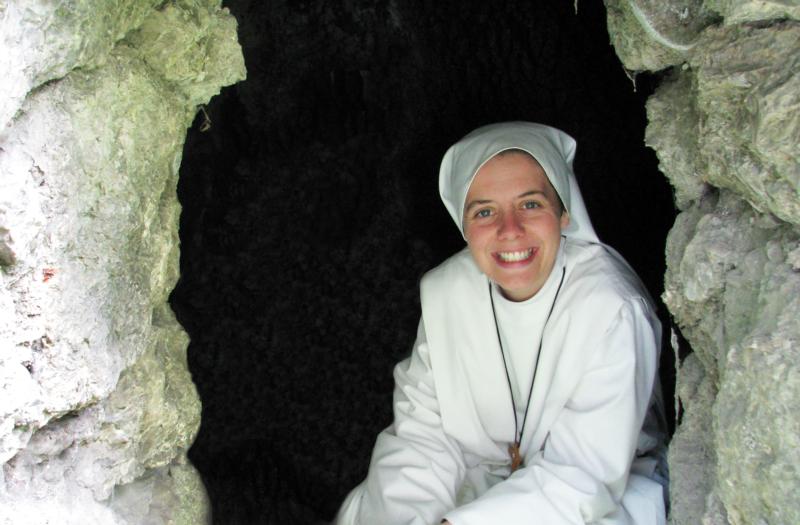 Sister Clare Crockett, a member of the Servant Sisters of the Home of the Mother, pictured in a 2011 photo, was killed in Ecuador during an April 17 earthquake. The 33-year-old Irish missionary nun's funeral Mass was celebrated May 2 at St. Columba's Church Long Tower in Londonerry, Northern Ireland. (CNS photo/courtesy Servant Sisters of the Home of the Mother)
