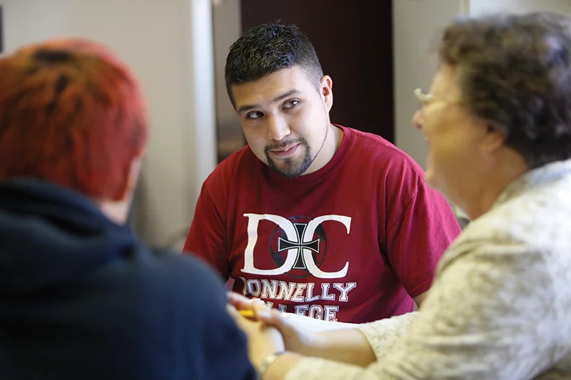 Donnelly College in Kansas City, Kansas, enrolls more than 1,300 students each year. Approximately two-thirds of their families live on $18,000 or less a year. Many are the first in their families to attend college.
