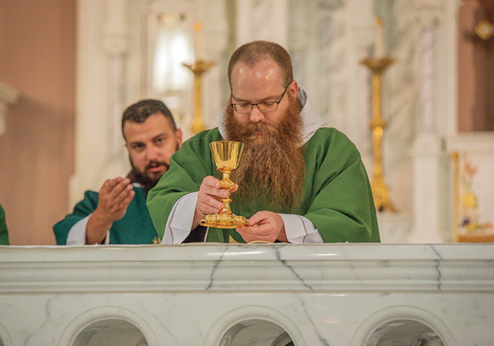 Newly ordained Capuchin priest given chalice that belonged to Bishop ...