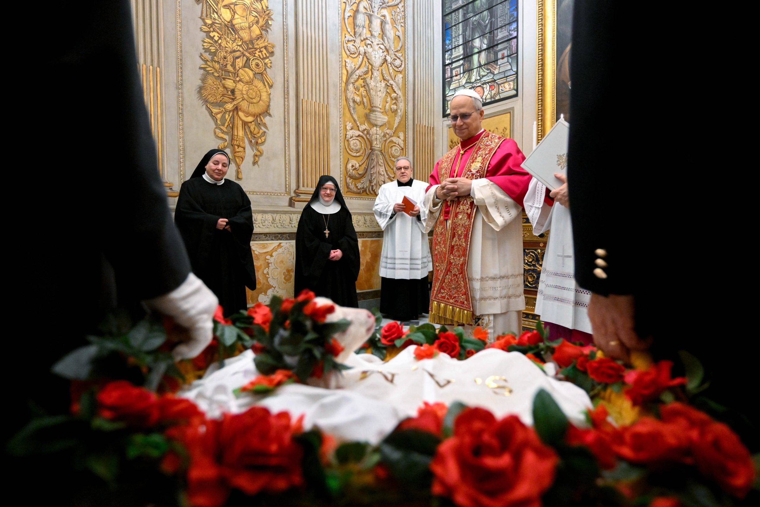 In a moment of Vatican sweetness, Pope Leo receives lambs in ancient St. Agnes tradition