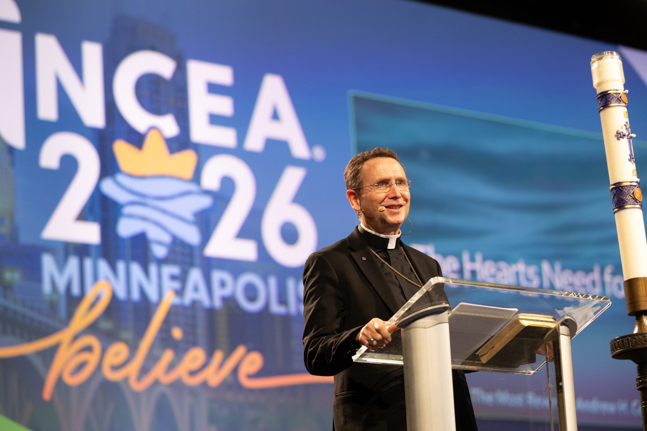 Educators must help heal the human heart, especially in youth, bishop says in NCEA keynote