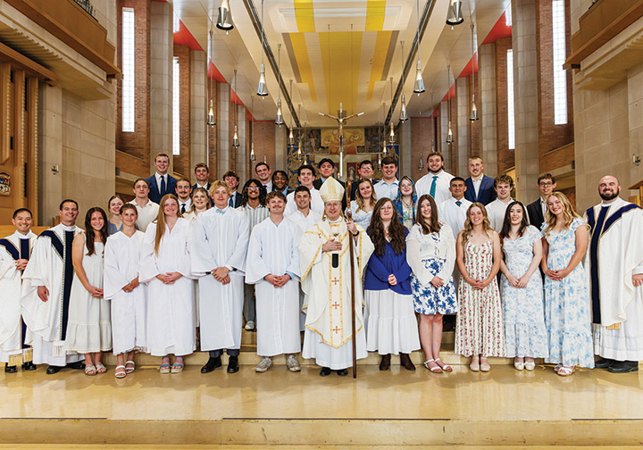 Thirty Ravens welcomed into full communion on Divine Mercy Sunday