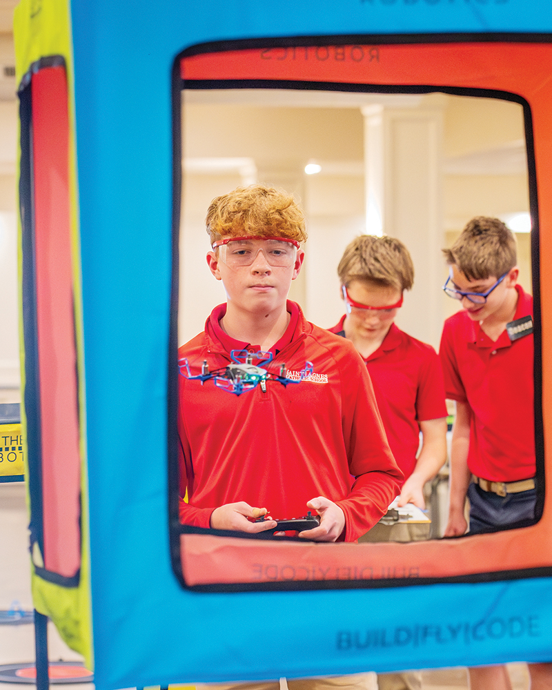 Catholic schools face off in battle of the drones